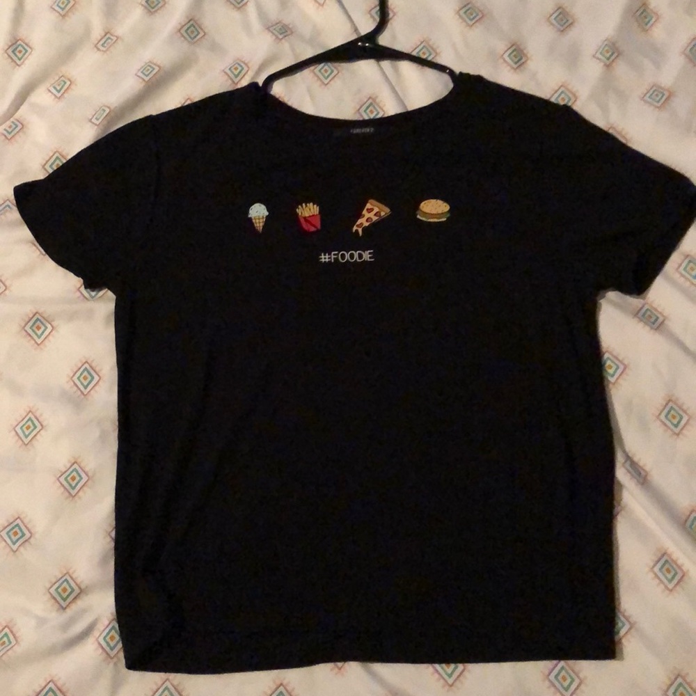 Forever 21 #foodie crop top